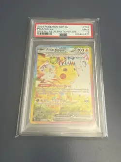 PSA 9 - 2024 Pikachu Ex 238/191 sv08: Surging Sparks Holo Pokemon 238/191 - Image 1