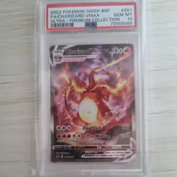 Pokemon TCG Charizard VMAX SWSH261 PSA 10 Ultra Premium Collection Promo - Image 1