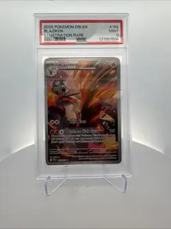 2025 Pokemon Dri En Illustration Rare #192 Blaziken PSA 9 MINT - Image 1