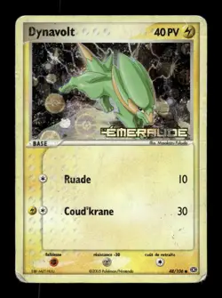 Carte Pokemon Dynavolt Stamped Reverse 48/106 EX Emeraude Francais - Image 1