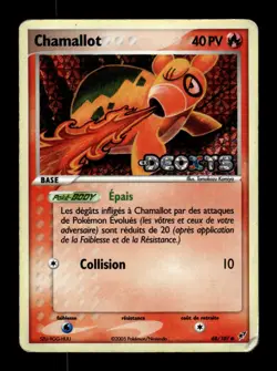Carte Pokemon Chamallot Reverse 68/107 EX Deoxys Francais - Image 1