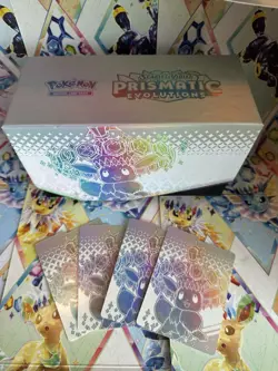 EMPTY Prismatic Evolutions Pokemon Elite Trainer Box ETB With Dividers NO CARDS - Image 1