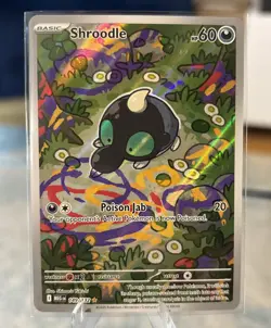 Shroodle 149/132 Pokemon TCG: Mega Evolution Illustration Rare Near Mint (NM) - Image 1
