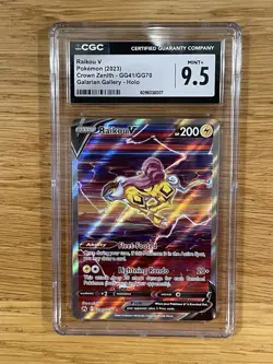 CGC 9.5 MINT+ Raikou V GG41/GG70 Holo - Pokemon Galarian Gallery - Image 1