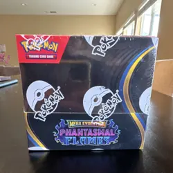 Pokemon TCG Mega Evolution Phantasmal Flames Booster Box Mega Charizard X & More - Image 1