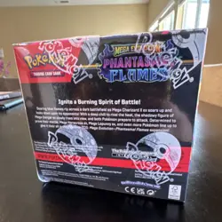 Pokemon TCG Mega Evolution Phantasmal Flames Booster Box Mega Charizard X & More - Image 2
