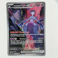 Pokemon Team Rockets Mewtwo EX Special Illustration Destined Rivals - Image 1