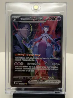 Pokemon Team Rockets Mewtwo EX Special Illustration Destined Rivals - Image 3