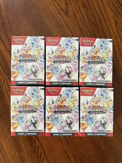 Pokemon TCG Prismatic Evolutions Booster Bundle - Lot of 6 - Sealed & Safe - Image 1
