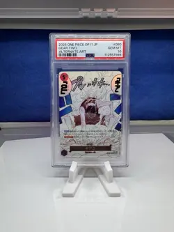 PSA 10 Gear 2 OP11-080 Luffy Parallel A Fist of Divine Speed ONE PIECE Japanese - Image 1