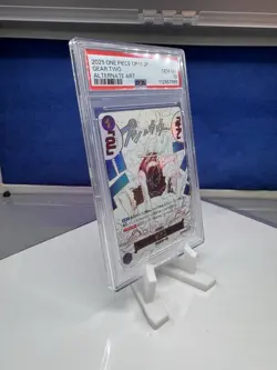 PSA 10 Gear 2 OP11-080 Luffy Parallel A Fist of Divine Speed ONE PIECE Japanese - Image 2