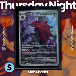 2025 POKEMON SV WHITE FLARE - WHT EN #143/086 ZOROARK ILLUSTRATION RARE - Image 1