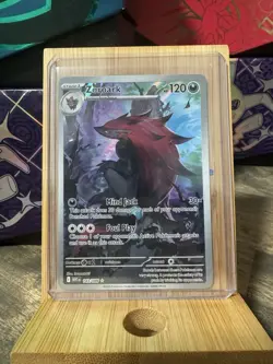 2025 Pokemon SV White Flare WHT EN Zoroark Illustration Rare #143/086 - Image 1