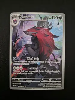 2025 Near Mint Pokemon Zoroark IR 143/086 SV: White Flare Illustration Rare - Image 1