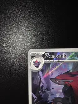 2025 Near Mint Pokemon Zoroark IR 143/086 SV: White Flare Illustration Rare - Image 3