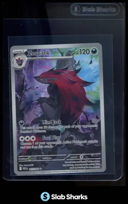 2025 POKEMON SV WHITE FLARE WHT EN #143/086 ZOROARK ILLUSTRATION RARE - Image 1
