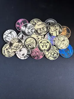 Pokemon TCG Jumbo Flipping Coins Lot Charizard Blastoise Scorbunny Venusaur - Image 1