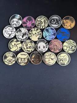 Pokemon TCG Jumbo Flipping Coins Lot Charizard Blastoise Scorbunny Venusaur - Image 2