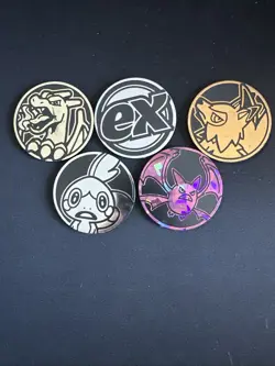 Pokemon TCG Jumbo Flipping Coins Lot Charizard Blastoise Scorbunny Venusaur - Image 3