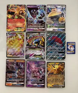 Pokemon TCG Jumbo Pokemon Cards Bulk Lot Bundle Charizard Mewtwo Snorlax - Image 1