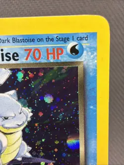 Dark Blastoise 3/82 Team Rocket Holo Card Pokemon TCG Vintage LP - Image 3