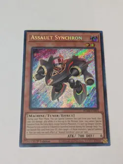 Yugioh Assault Synchron BLMR-EN003 1st Edition Secret Rare NM - Image 1