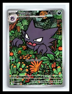💥 Pokemon TCG Haunter 027 Me: Mega Evolution Black Star Promo HOLO - Image 1