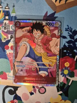 One Piece Card Game Monkey.D.Luffy OP01-024 Super Rare English Near Mint - Image 1