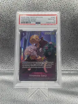 One Piece Vinsmoke Sanji Op10-063 Treasure Rare Psa 10 - Image 1