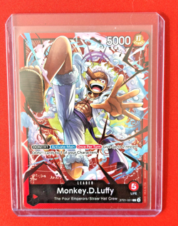 Monkey.D.Luffy ST21-001 L Starter Deck EX: Gear 5 One Piece TCG NM - Image 1