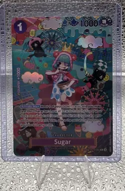 Bandai One Piece TCG The Azure Sea's Seven OP14 - SUGAR - Alt Art Foil OP10-065 - Image 1