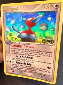 Porygon2 12/115 2005 EX Unseen Forces Pokemon Card TCG Reverse Holo Rare - Lp - Image 2