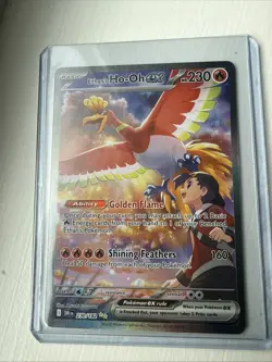 Pokemon Ethan's Ho-Oh ex 230/182 Destined Rivals Special Illustration Rare - Image 1