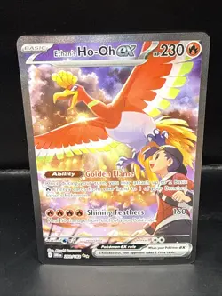 Pokemon Ethan's Ho-Oh ex 230/182 Destined Rivals Special Illustration Rare - Image 1