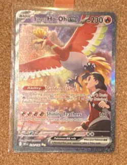Pokemon Ethan's Ho-Oh ex 230/182 Destined Rivals Holo Special Illustration Rare - Image 1
