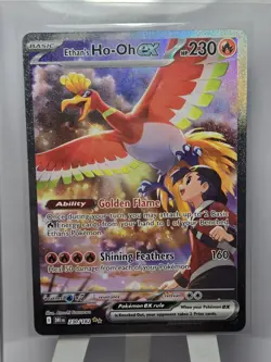 Pokemon Ethan's Ho-Oh ex 230/182 Destined Rivals Special Illustration Rare NM - Image 1