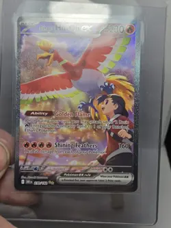 Pokemon Ethan's Ho-Oh ex 230/182 Destined Rivals Special Illustration Rare NM - Image 2