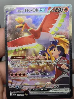 Pokemon Ethan's Ho-Oh ex 230/182 Destined Rivals Special Illustration Rare NM - Image 5