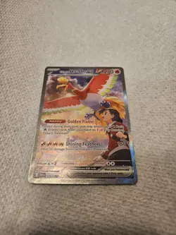 Ethan's Ho-Oh ex 230/182 Destined Rivals SIR Special Illustration Rare Pokemon - Image 1