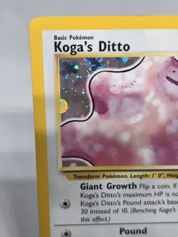 Swirl KOGA’S DITTO - 10/132 - Gym Challenge - Holo - Pokemon TCG Vintage WOTC - Image 2