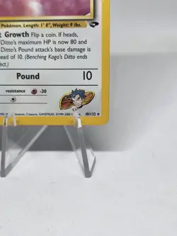 Swirl KOGA’S DITTO - 10/132 - Gym Challenge - Holo - Pokemon TCG Vintage WOTC - Image 5