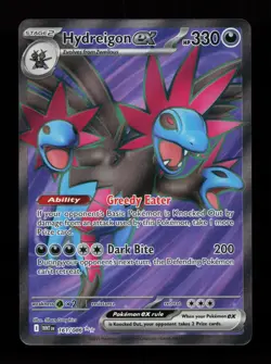 Hydreigon ex 161/086 Ultra Rare SV: White Flare Pokemon Card - Image 1