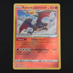 Pokemon TCG Card Radiant Charizard 020/159 Crown Zenith Holo - NM - Image 1