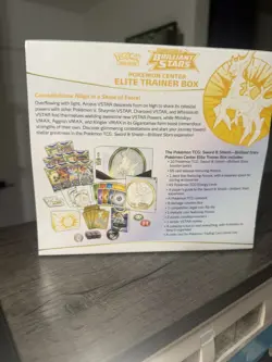 Pokemon Center Brilliant Stars ETB Pokemon TCG Sword & Shield Elite Trainer Box - Image 5