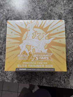 Pokemon Center Brilliant Stars ETB Pokemon TCG Sword & Shield Elite Trainer Box - Image 1