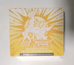 Pokemon TCG: Sword & Shield Brilliant Stars Pokemon Center Elite Trainer Box ETB - Image 1