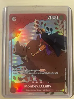 Monkey.D.Luffy (Gift Collection 2023) P-001 One Piece Promotion Cards Foil - Image 1