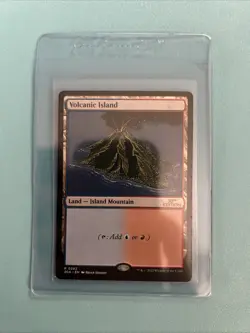 Magic The Gathering Volcanic Island 30th Anniversary NM Dual Land Reserved List - Image 1