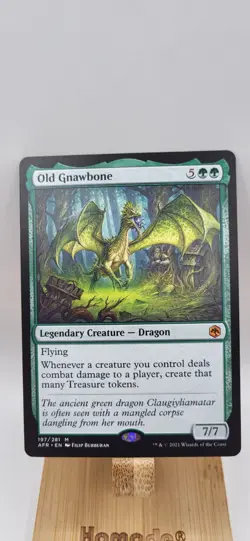 Old Gnawbone Adventures in the Forgotten Realms #197, MTG Card Mythic - Image 1