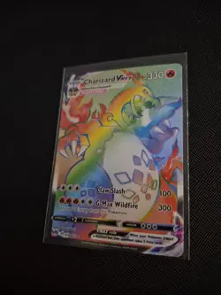 Pokemon TCG Charizard VMAX Rainbow Secret Rare Card 074/073 Champions Path - Image 2